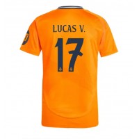 Camisa de time de futebol Real Madrid Lucas Vazquez #17 Replicas 2º Equipamento 2024-25 Manga Curta